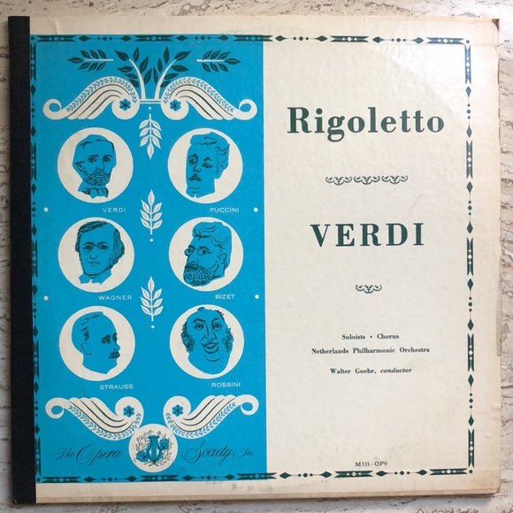 Giuseppe Verdi Rigoletto Perf. By Netherlands Philharmonic Double Vinyl Lp Set - Picture 2 of 14